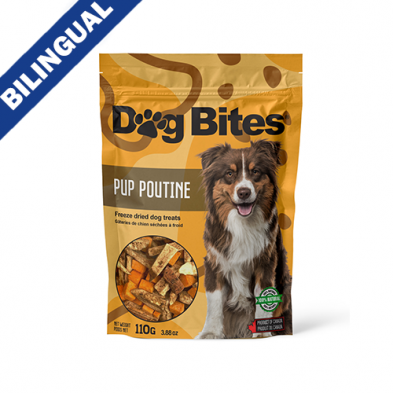 DOG BITES® PUP POUTINE FREEZE-DRIED DOG TREATS 110G