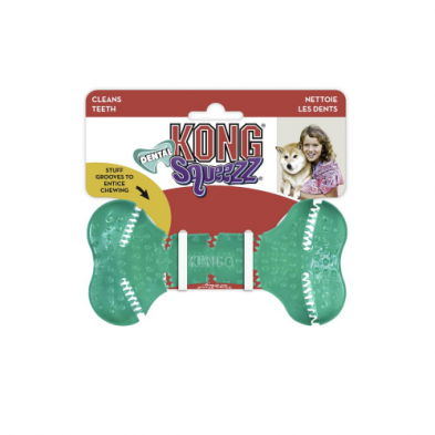 Kong® Squeezz Dental Bone Medium Dog Toy