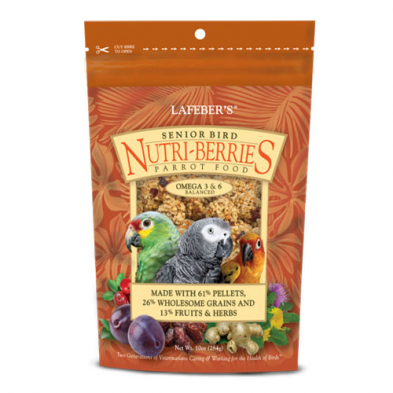 Lafebers Senior Bird Nutri-Berries Bird Treat And Parrot Food