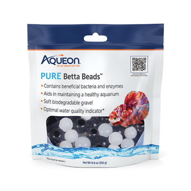 Aqueon® Betta Beads Black & White 8.8 oz