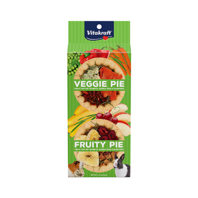 Vitakraft® Veggie & Fruity Pie Treat for Rabbits, Guinea Pigs & Hamsters (2 Pack)