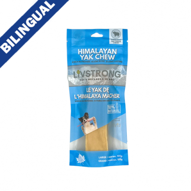 LIVSTRONG HIMALAYAN LARGE YAK CHEESE 105 GM DOG TREAT