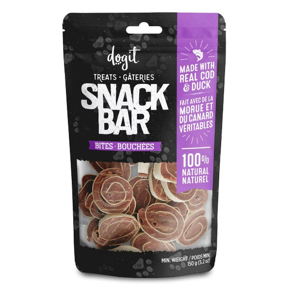 Dogit Snack Bar Bites Dog Treats; Cod & Duck – The Urban Zoo