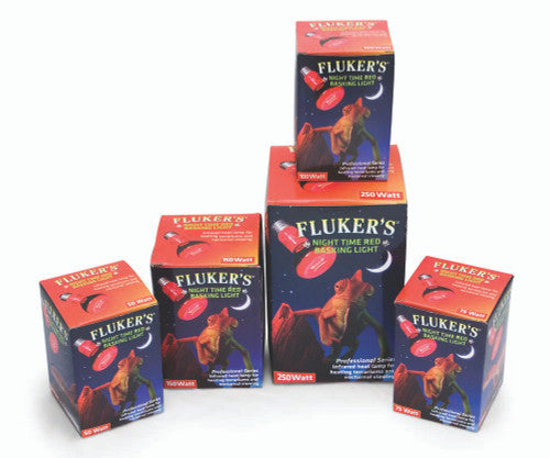 Fluker's Night Time Red Basking Spotlight Infrared Heat Lamp 150 Watts