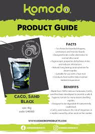 Komodo caco sand black 4kg