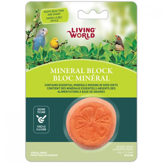 Living World Mineral Block Orange