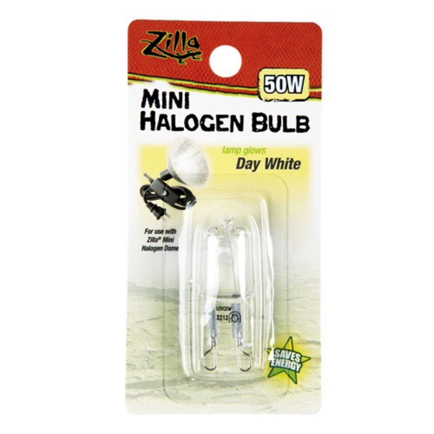 Zilla Mini Halogen 50 Watt White Day Bulb